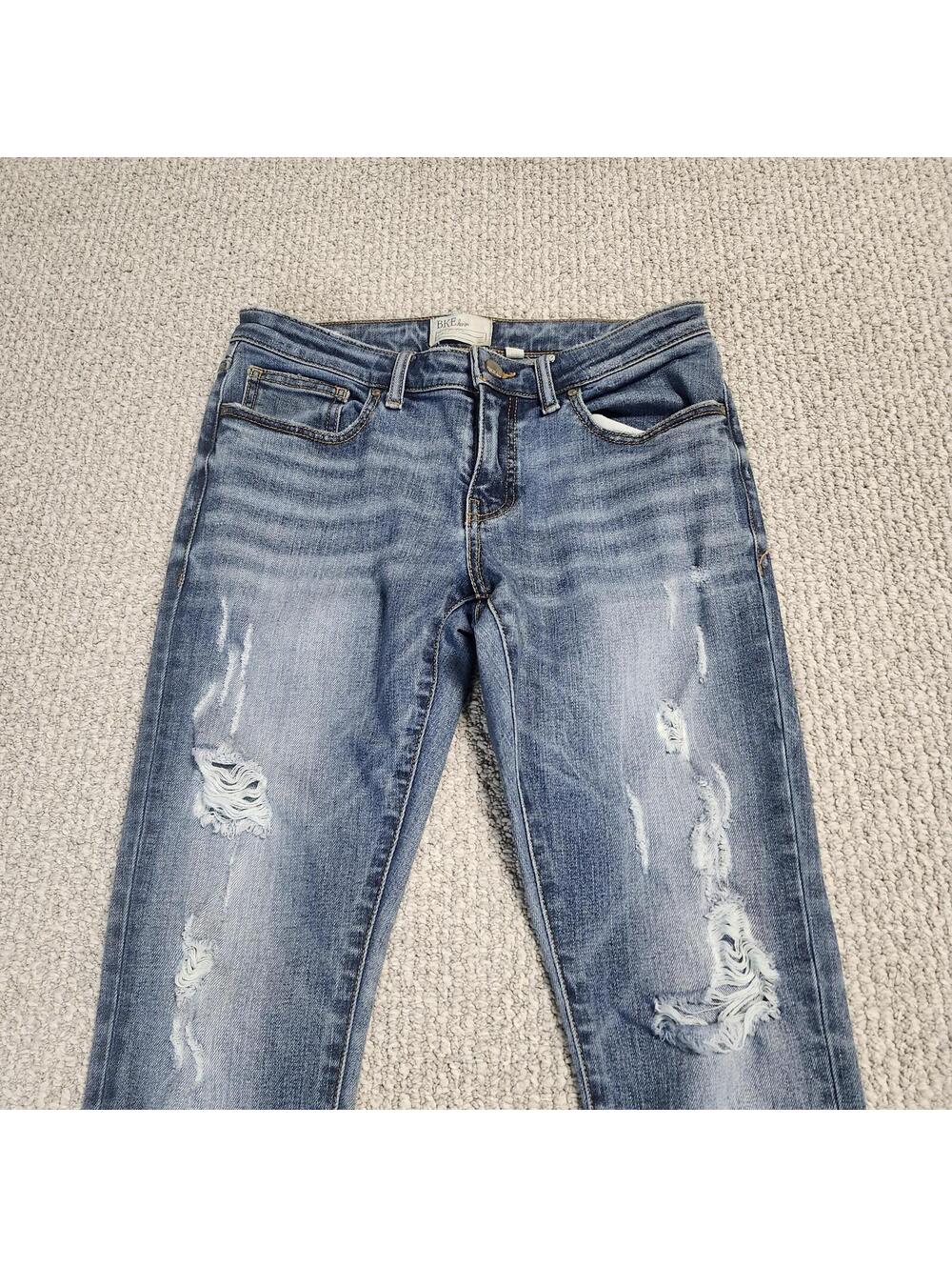 BKE Jeans Stella Skinny Blue Cropped Women’s Size 28 - Picture 5 of 10